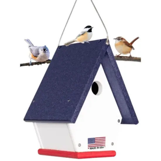 JCS Wildlife Wren, Chickadee, and Warbler Chateau Birdhouse image {14}