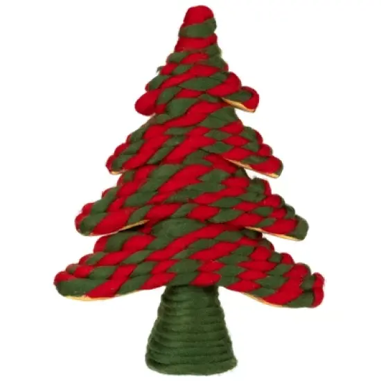 Northlight Twisted Yarn Plush Christmas Tree Decoration - 15.25" image {1}