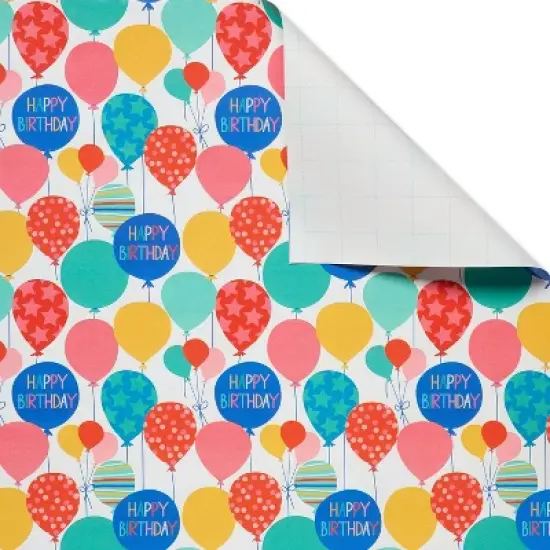 Balloons Kids' Birthday Wrapping Paper - Spritz&trade; image {2}