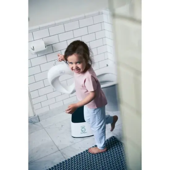 BabyBjorn Toilet Training Seat - White/Gray image {3}