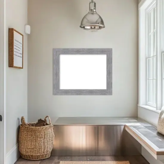 Amanti Art Bark Rustic Char Framed Dry Erase Magnetic Board image {7}