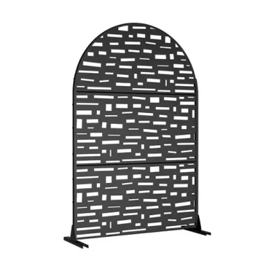 Dovelina Arched Outdoor Privacy Screen Patio Decorative Screens image {5}