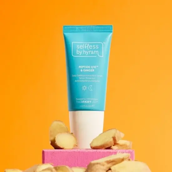 selfless by hyram Peptide Q10 and Ginger Daily Defense Antioxidant Face Serum - 1 fl oz image {2}