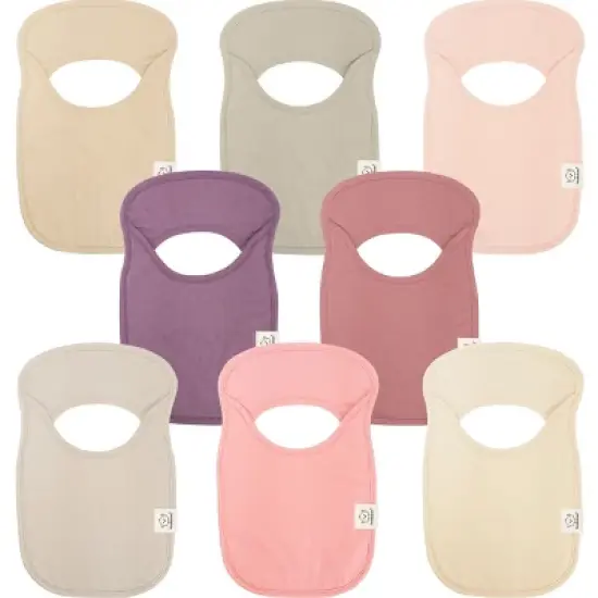 KeaBabies 8-Pack Hallo Baby Drool Bibs , Baby Bibs for Boys, Girls, Pull-on Bibs for Baby Boy, Baby Girl, Baby Bib Unisex image {10}