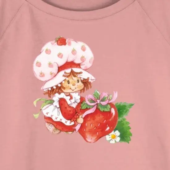 Junior's Strawberry Shortcake Watercolor Berry Sweatshirt image {1}