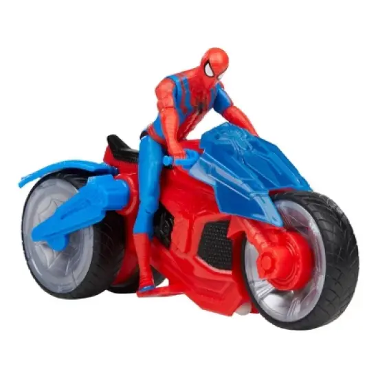 Marvel Spider-Man Epic Hero Series Web Blast Cycle and Action Figure image {4}
