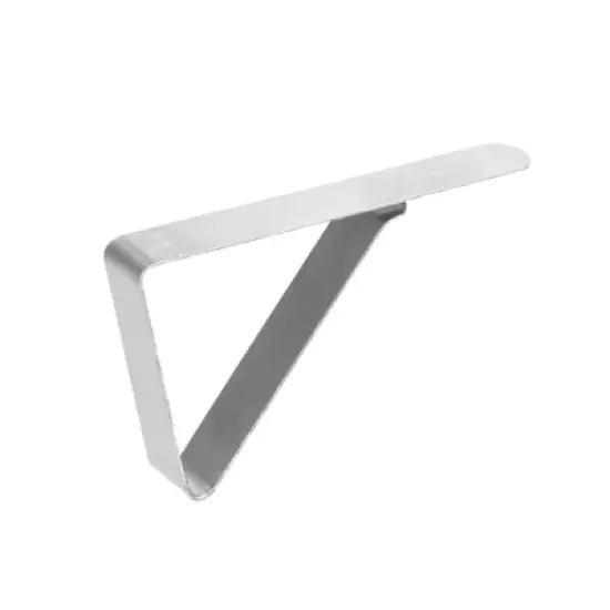 Unique Bargains 430 Stainless Steel Outdoor Restaurant Picnic Tablecloth Clips 24 Pcs image {3}