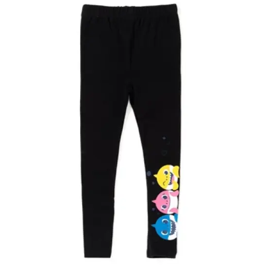 Pinkfong Baby Shark Daddy Shark Mommy Shark Girls Pullover Fleece Sweatshirt and Leggings Outfit Set Infant  image {2}