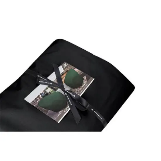 Eevelle 35" Meridian Square Table Fire Pit Cover Black image {2}