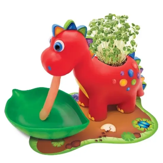 Creativity for Kids Self Watering Plant Pet Dinosaur Garden Art Kit image {10}