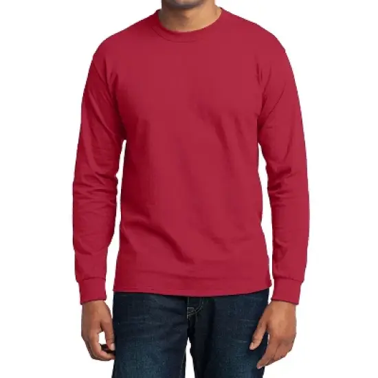 Mafoose Men's Comfortable Long Sleeve Lightweight Core Blend T-shirt image {13}