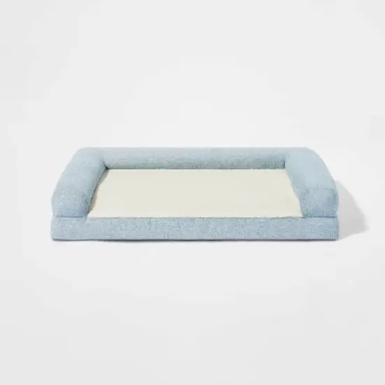 Sofa Bolster Dog Bed - Light Blue - Boots & Barkley&trade; image {5}