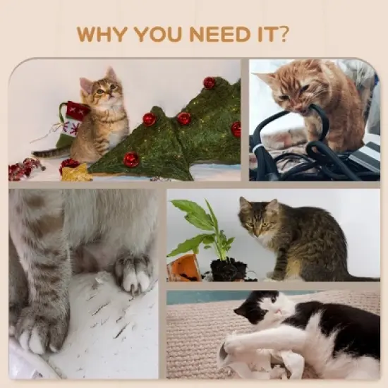 SKYONE Wall-Mounted Cat Furniture Set: Hammock, Scratching Post, Nest & Platforms for Small Spaces, image {5}