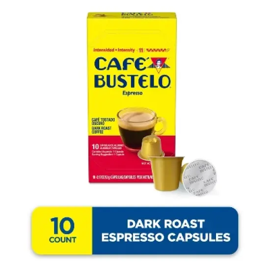 Caf&eacute; Bustelo Espresso Dark Roast Capsules - 10ct image {3}