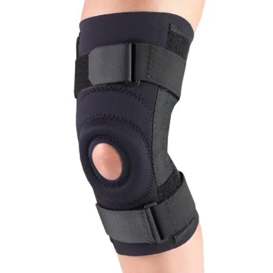 OTC Knee Stabilizer, Spiral Stays, Neoprene, Black image {4}