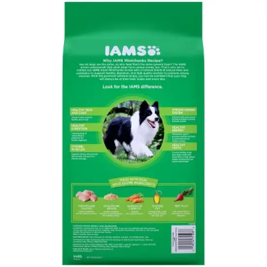  IAMS Proactive Health Minichunks Chicken & Whole Grains Recipe Adult Premium Dry Dog Food image {3}