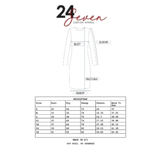 24seven Comfort Apparel Paisley Maternity Elbow Sleeve Ruched Knee Length Dress image {3}