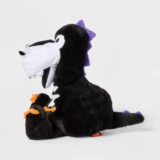 12.5" Glow in the Dark T-Rex Stuffed Animal - Gigglescape&trade;: Polyester Character Plush Toy image {2}