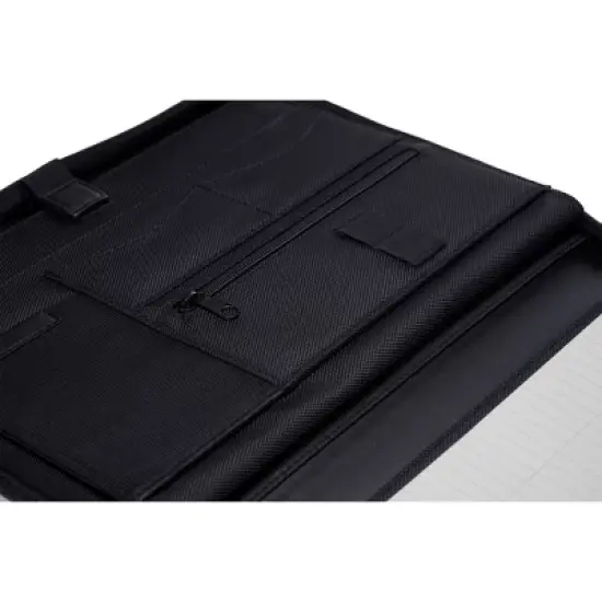 Alpine Swiss Zippered Writing Pad Business Organizer Portfolio with Tablet Sleeve Left & Right Handed image {3}