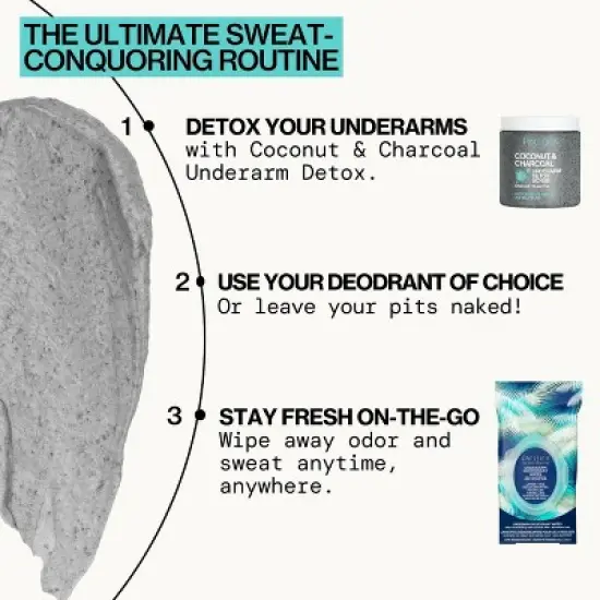 Pacifica Coconut milk & Essential Oils Underarm Deodorant Wipes - 30ct image {7}