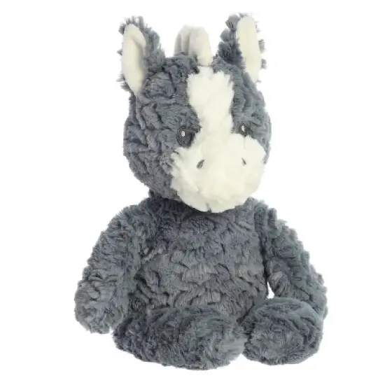 ebba Huggy Collection 13" Payton Pony Grey Stuffed Animal image {1}