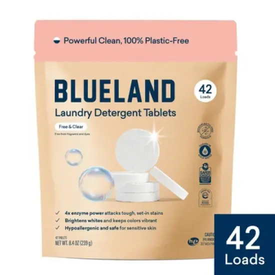 Blueland Free and Clear Laundry Detergent Tablets - 42ct image {11}
