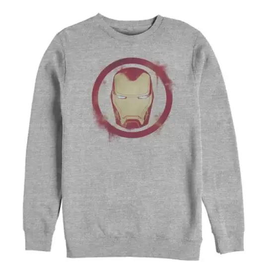 Men's Marvel Avengers: Endgame Smudged Iron Man Sweatshirt image {2}