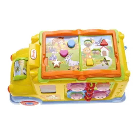 Ready! Set! Go! Educational Interactive School Bus Toy With Flashing Lights & Sounds, Great for Kids and Toddlers image {2}