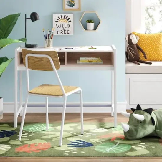 Dinosaur Shapes Kids' Rug Green - Pillowfort&trade; image {1}