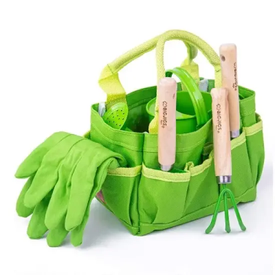 Bigjigs Toys Gardening Tote Bag with Tools image {2}