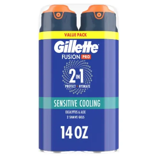 Gillette PRO Men's Sensitive Shaving Gel - 7oz image {10}