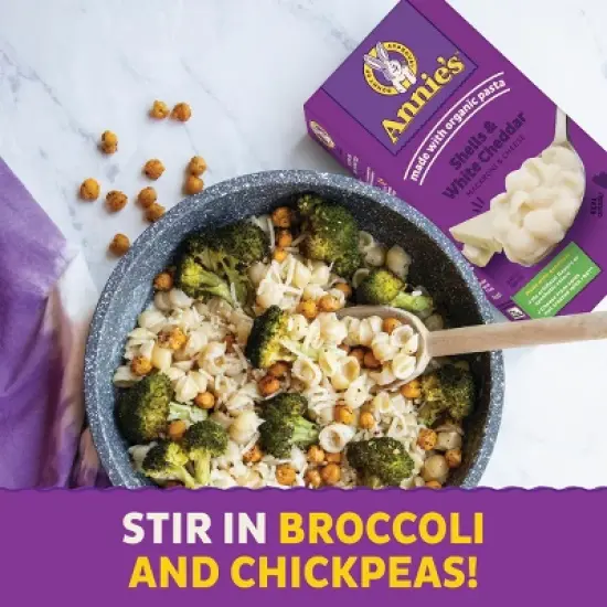 Annie's Organic Shells & White Cheddar Mac and Cheese image {4}