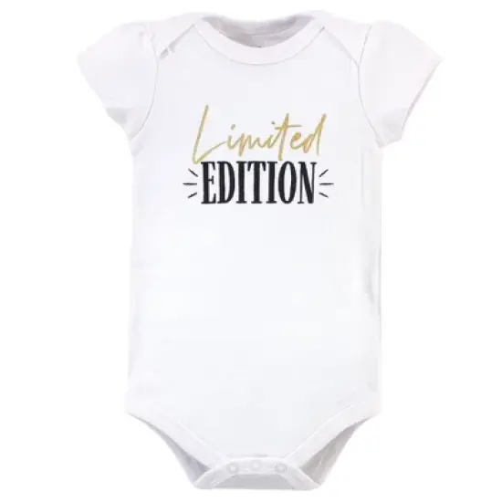 Little Treasure Baby Girl Cotton Bodysuits 3pk, Limited Edition image {1}
