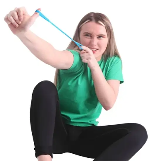 Chewigem Chewipal Chewable Strap, Glow, Set of 2 image {2}