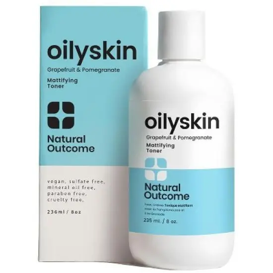 Natural Outcome OilySkin Mattifying Toner (8 oz) Grapefruit & Pomegranate for Oily Skin image {5}