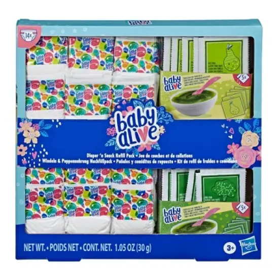Baby Alive Diaper 'n Snack Refill Pack image {1}