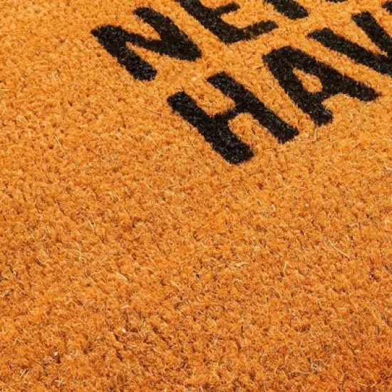 Coco Coir Welcome Door Mat 17"x30", The Neighbours Have Better Stuff Front Doormat Non Slip Rug for Home Indoor Outdoor Entrance image {5}