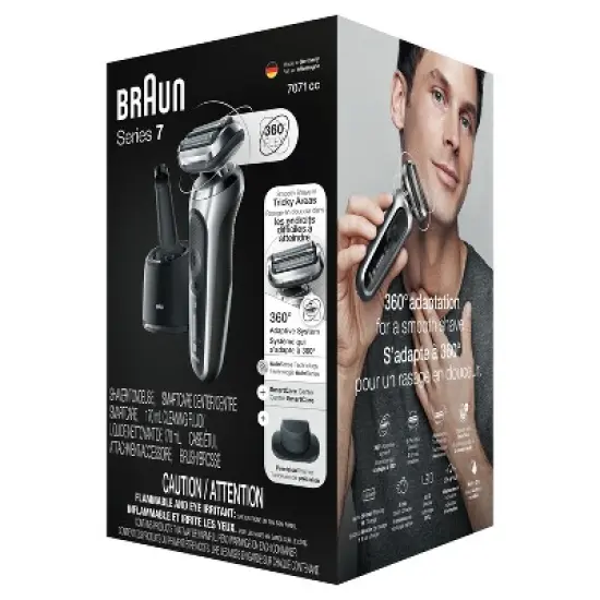 Braun Series 7-7071cc Men's Rechargeable Wet & Dry Electric Foil Shaver System image {1}