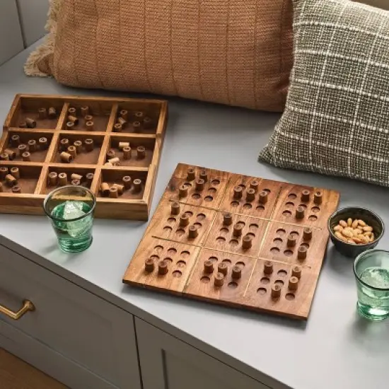 Wood and Brass Sudoku - Hearth & Hand&trade; with Magnolia image {1}