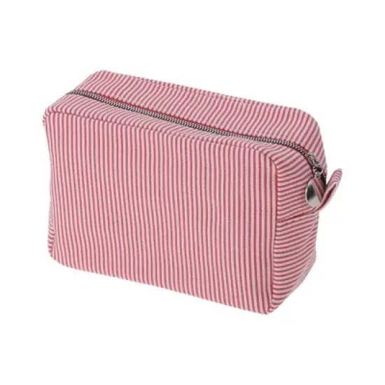 Unique Bargains Large Striped Pattern Makeup Bag 1Pc image {13}