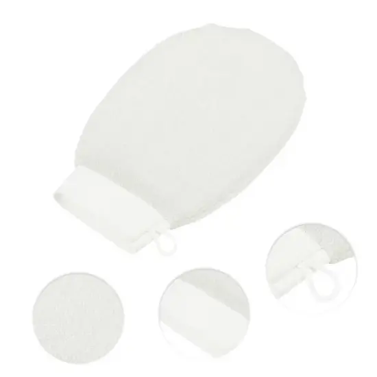 Unique Bargains Bathroom Rayon Shower Gloves 8.86"x6.02" 1 Pc image {2}