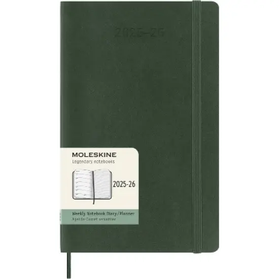 Moleskine 2025-26 18 Month Weekly Academic Planner Long Myrtle Green image {7}