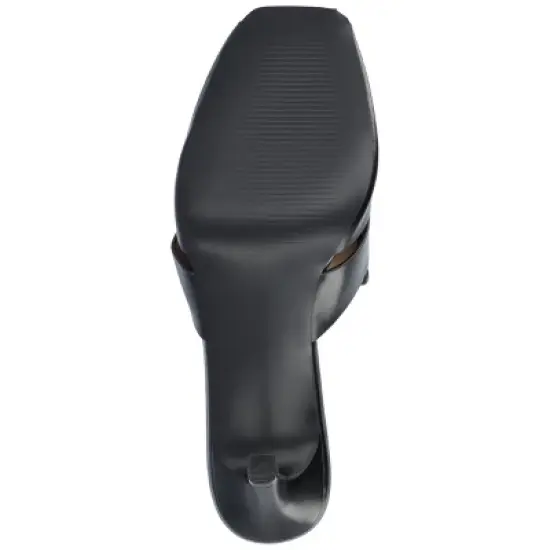 Journee Collection Womens Tristin Slip On Stiletto Square Toe Mule Pumps image {4}