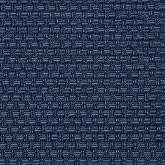 Basketweave Outdoor Rug Navy - Smith & Hawken image {2}