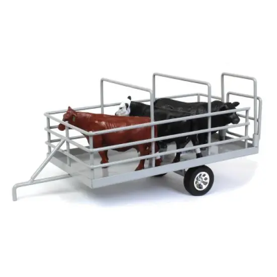 Little Buster Toys 1/16 Metal Cattle Trailer 500229 image {3}