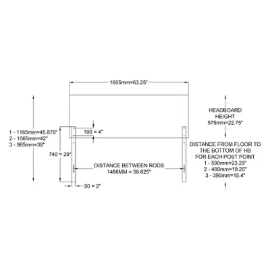 Emile Velvet Fabric Upholstered and Wood Headboard - Baxton Studio image {11}