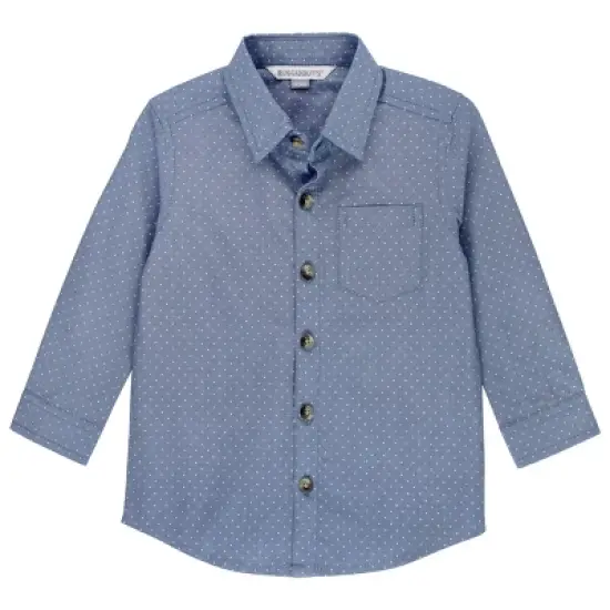 RuggedButts Toddler Boys Long Sleeve Button Down Shirt image {6}