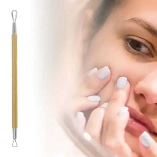 Unique Bargains Portable Double Headed Pimple Extractor 1 Pc image {3}