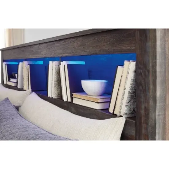 Queen/Full Drystan Bookcase Headboard - Signature Design by Ashley image {4}