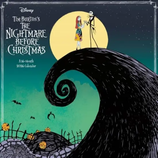 Disney 2026 Nightmare Before Christmas 12"x12" Wall Calendar image {7}